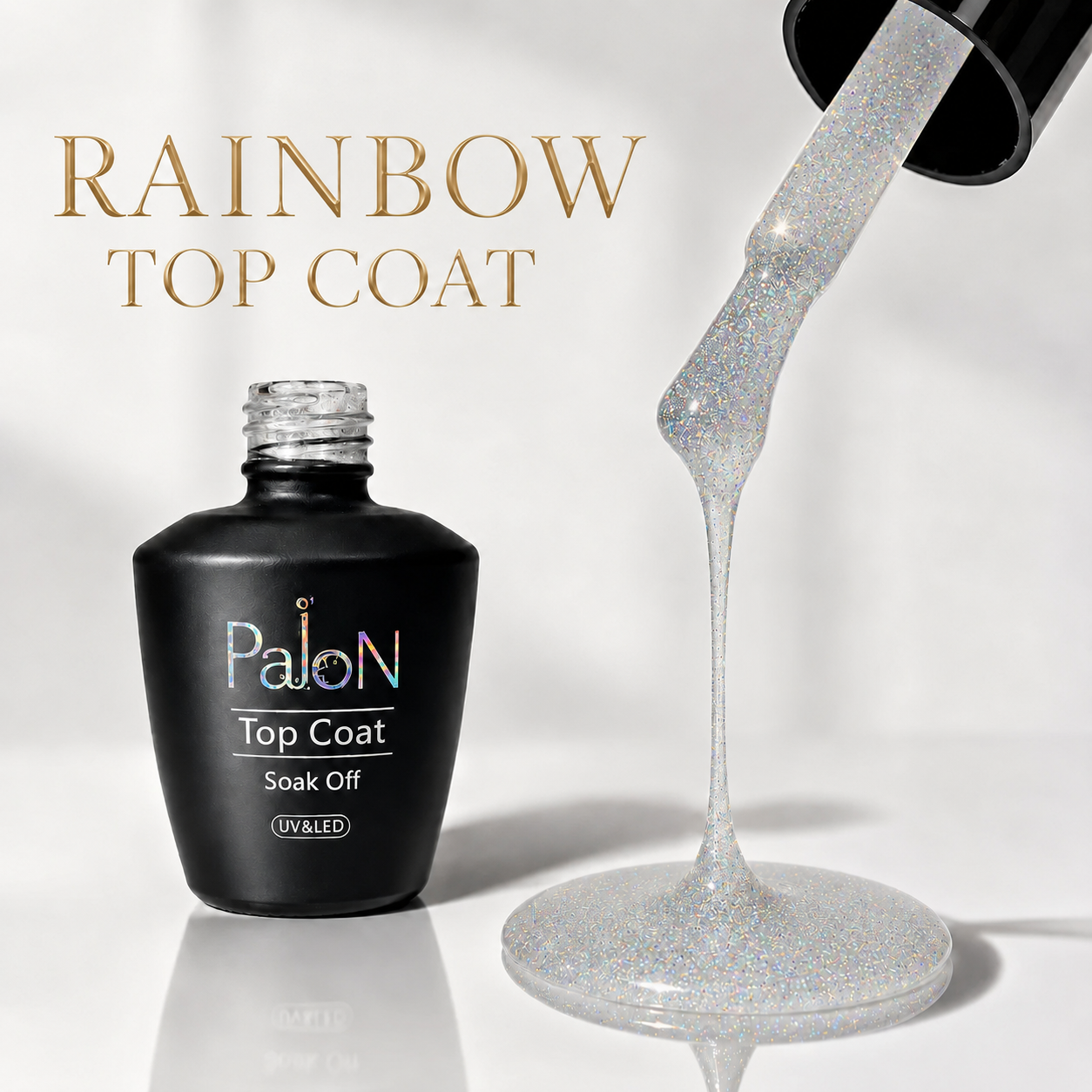 رینبو ژل تاپ کات رنگین کمان پایون RAINBOW - Image 1